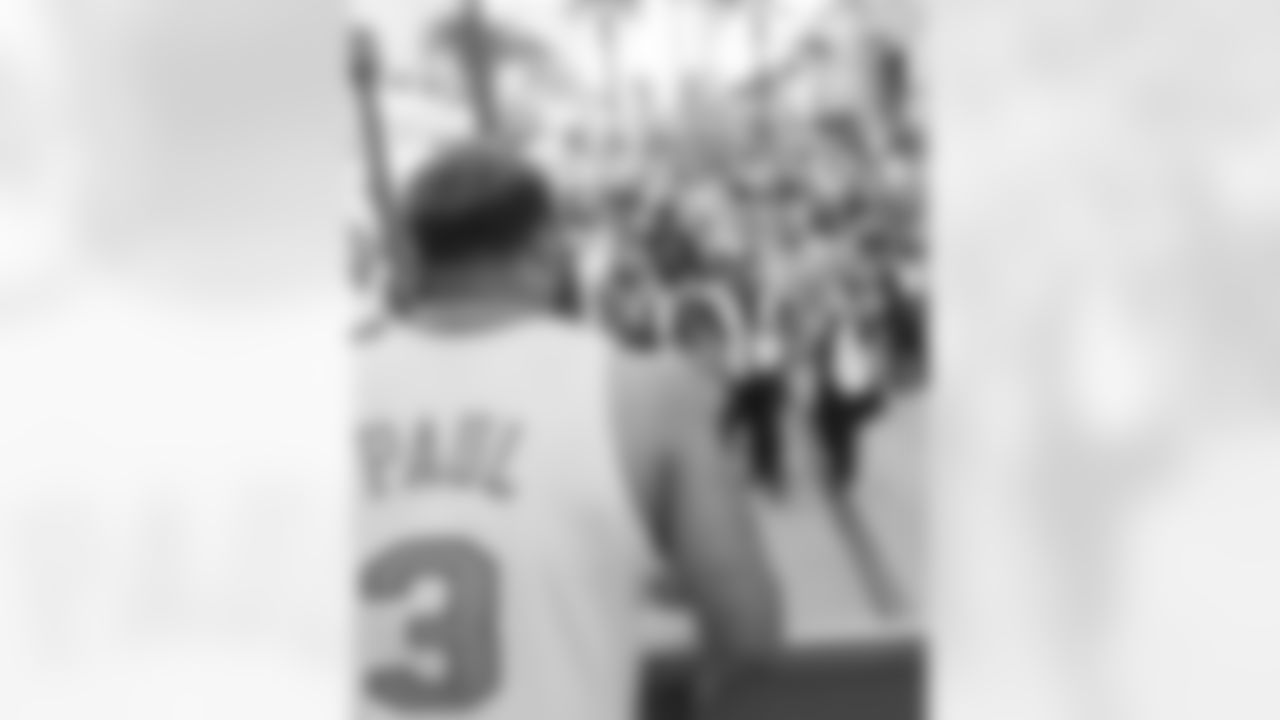 New Orleans Saints players rode down the Uptown route with the Krewe of Tucks as they presented their 58th annual parade on Saturday, February 14 during the 2026 Mardi Gras season.