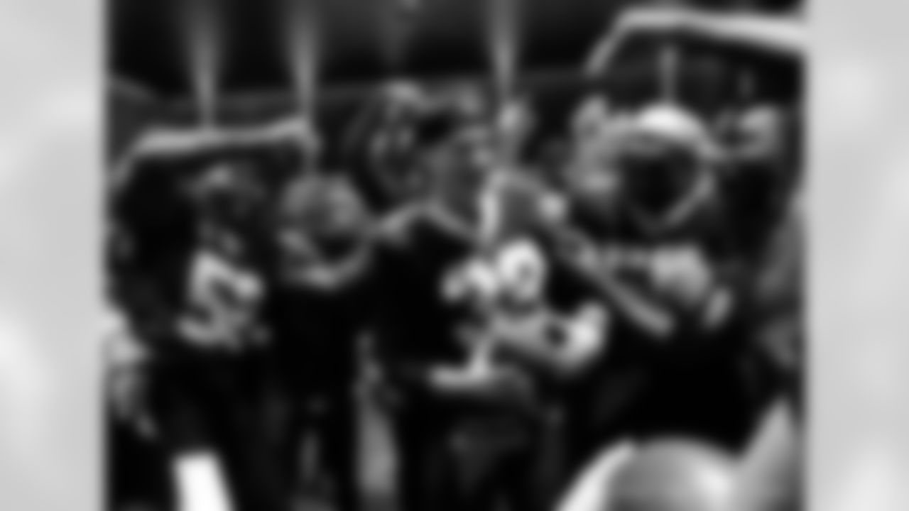 Head inside the New Orleans Saints locker room postgame after the Saints' win against the Carolina Panthers in Week 15 of the 2025 NFL Season presented by Bud Light.