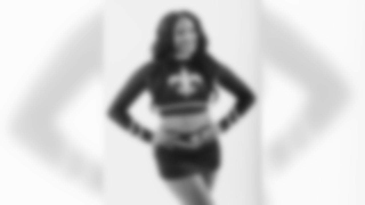 Check out the best photos of Saints Cheer Krewe member Mekiah throughout the 2024 New Orleans Saints season.