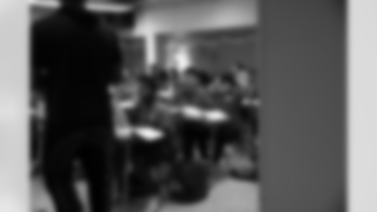 New Orleans Saints defensive end Cam Jordan visited students and staff at Bissonet Plaza Elementary School on Tuesday, Nov. 18, 2025.