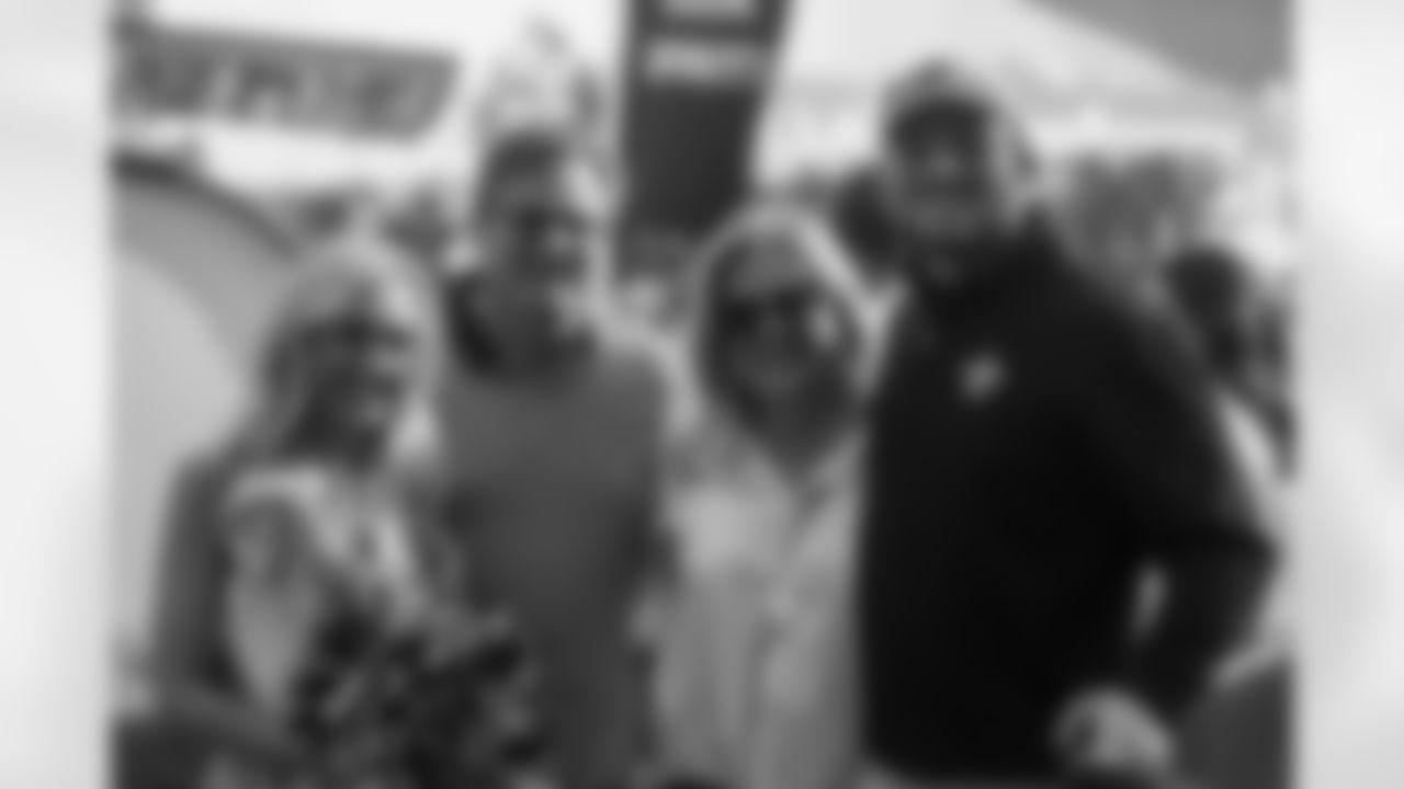 New Orleans Saints fans enjoyed the Week 12 entertainment in Champions Square ahead of the game against the Atlanta Falcons during the 2025 NFL season on Nov. 23, 2025.