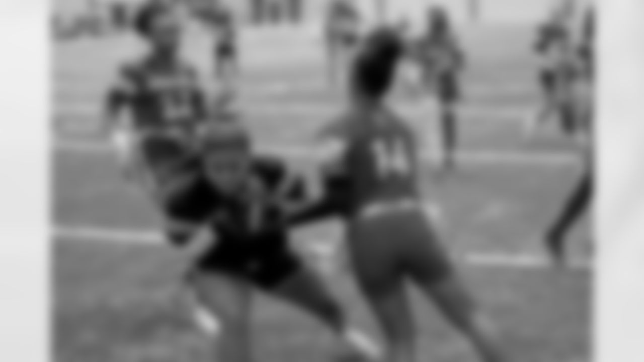 Check out the best action shots as Louisiana Flag Football teams competed in the semifinals round of the 2025 Saints Girls High School Flag Football season at the Ochsner Sports Performance Center on Monday, May 5, 2025.