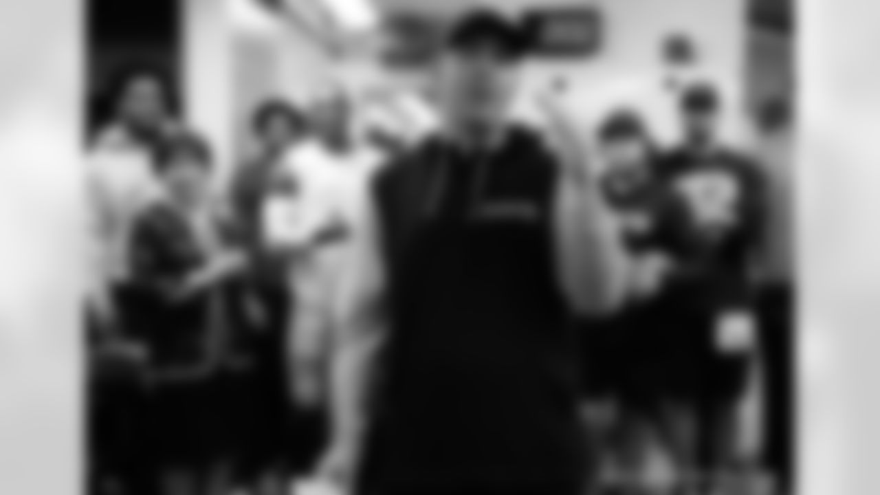 Head inside the New Orleans Saints locker room postgame after the Saints' win against the Tampa Bay Buccaneers in Week 14 of the 2025 NFL Season presented by Bud Light.