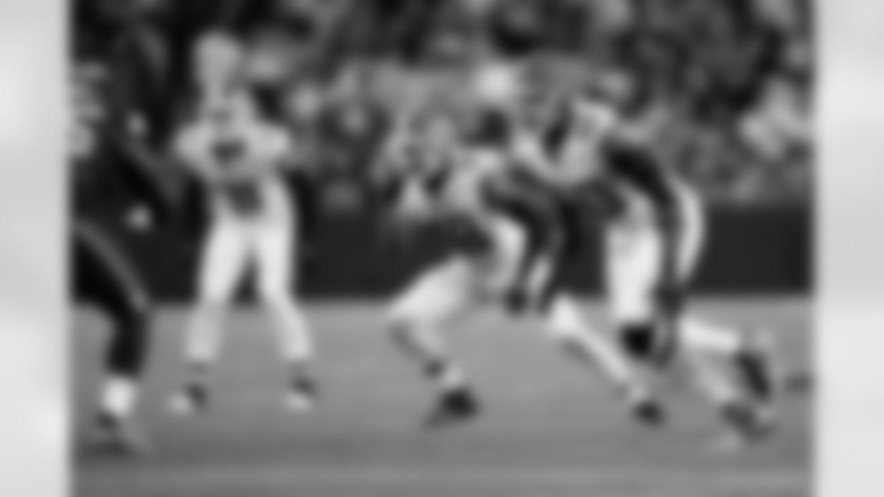 Cleveland Browns defensive end Jeremiah Martin (60) gets set during an NFL pre-season football game against the Seattle Seahawks, Saturday, Aug. 24, 2024 in Seattle.