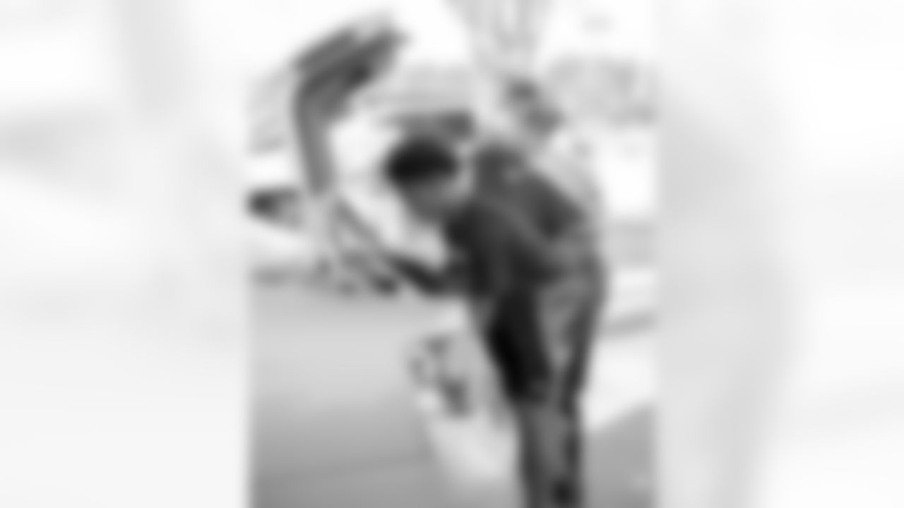 New Orleans Saints defensive end Cam Jordan welcomed local residents to the Cam Jordan Foundation's Turkey giveaway where he distributed holiday meals on Nov. 25, 2025.