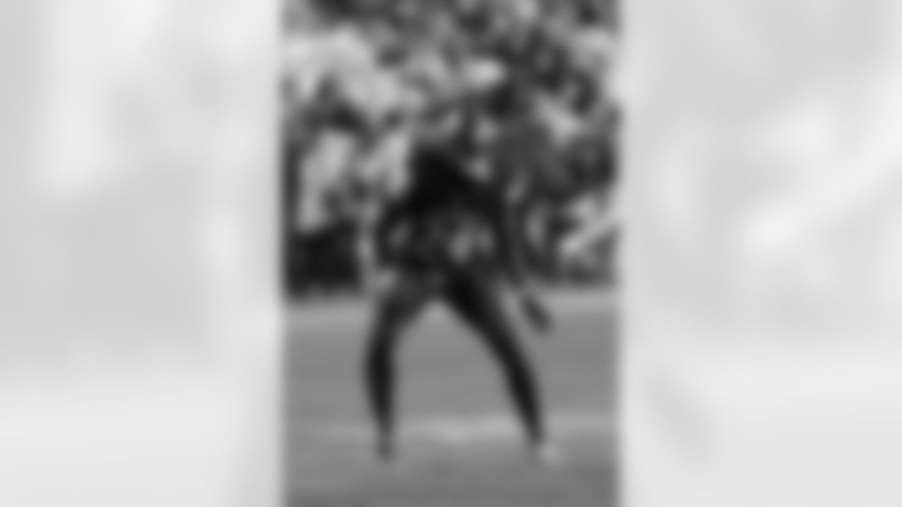 Washington Commanders cornerback Michael Davis (24) takes a defensive position during an NFL football game against the Atlanta Falcons, Sunday, Dec. 29, 2024, in Landover, Md. The Commanders defeated the Falcons 30-24.