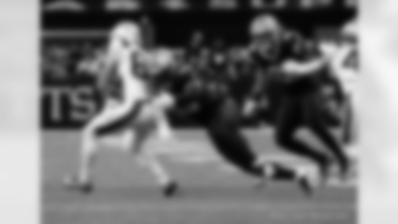 Check out the game action photos from the New Orleans Saints game against the New England Patriots for Week 6 of the 2025 NFL season on October 12, 2025 at Caesars Superdome.