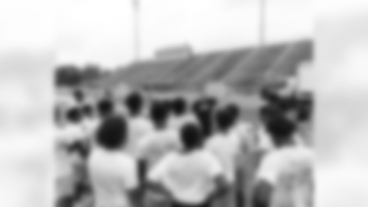 The New Orleans Saints visited East St. John High School in Reserve, Louisiana on Tuesday, June 18, 2024 to hold another part of their "New Orleans Saints High School Summer Workout" series.