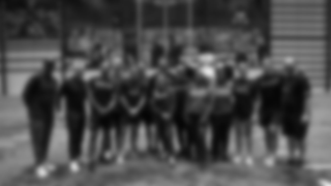 New Orleans Saints and Verizon hosted an MVP community workout with Saints legends Devery Henderson, Garrett Hartley, and Michael Lewis at the Ochsner Sports Performance Center on Wednesday, Nov. 19, 2025.