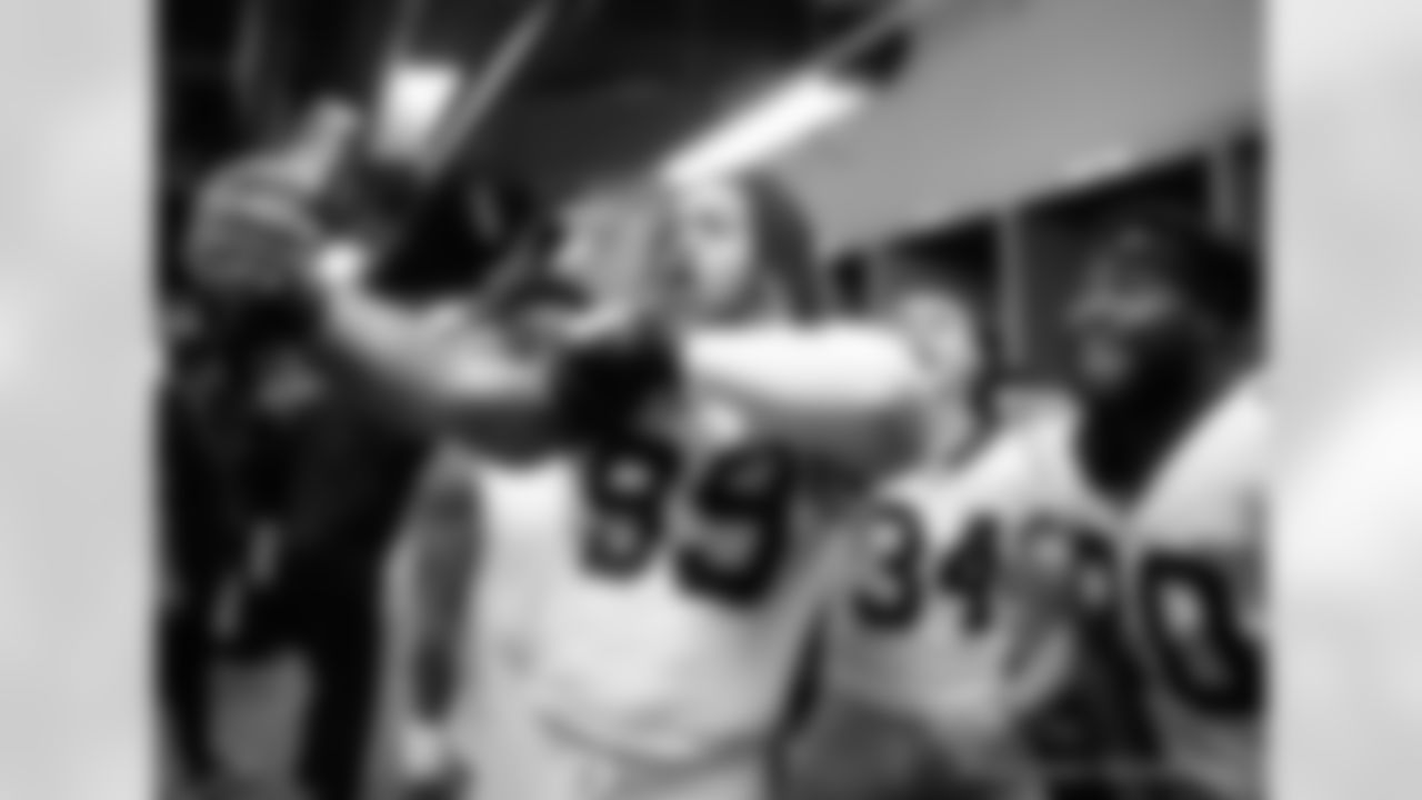 Head inside the New Orleans Saints locker room postgame after the Saints' win against the Tampa Bay Buccaneers in Week 14 of the 2025 NFL Season presented by Bud Light.