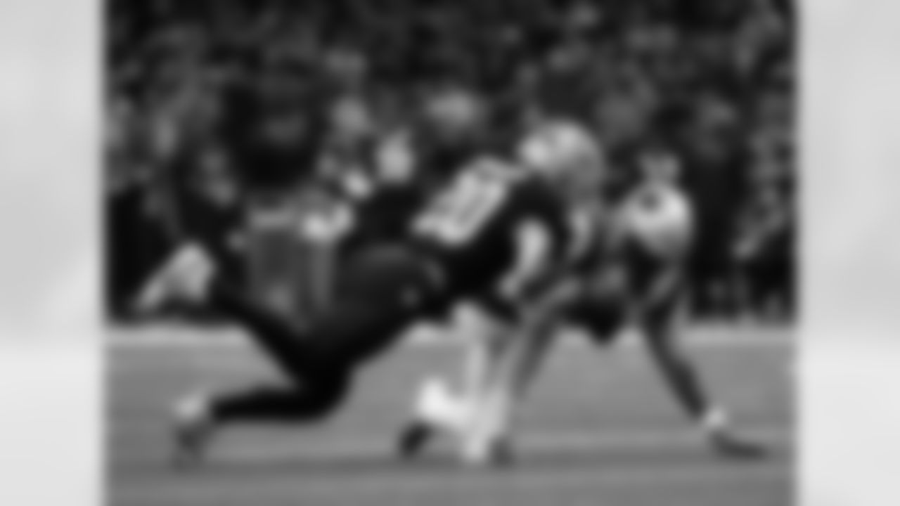 Check out the game action photos from the New Orleans Saints game against the New England Patriots for Week 6 of the 2025 NFL season on October 12, 2025 at Caesars Superdome.
