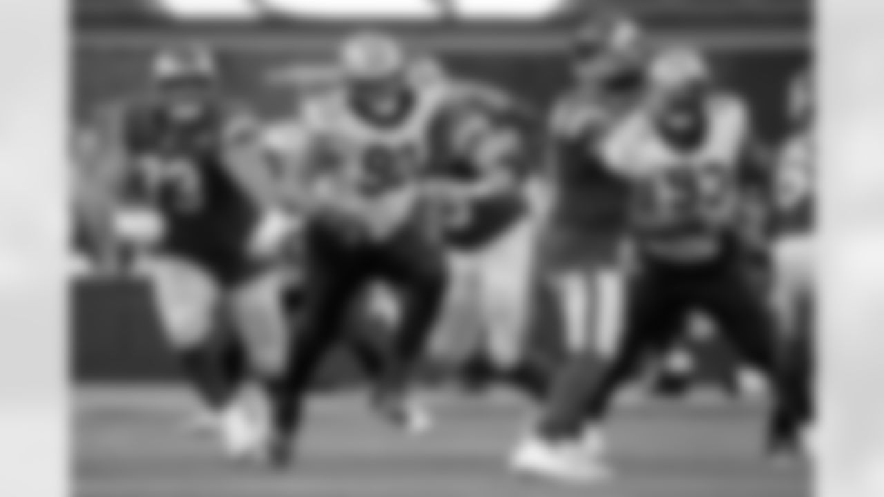 Check out the game action photos from the New Orleans Saints game against the Los Angeles Rams for Week 9 of the 2025 NFL season on Nov. 2, 2025 at SoFi Stadium.