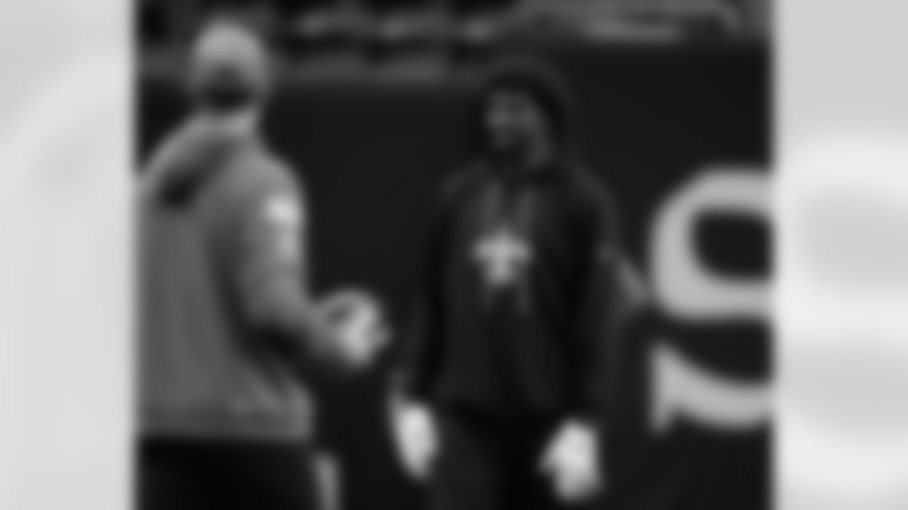 Check out the pregame photos from the New Orleans Saints game against the Tampa Bay Buccaneers for Week 8 of the 2025 NFL season on Oct. 26, 2025 at the Caesars Superdome.