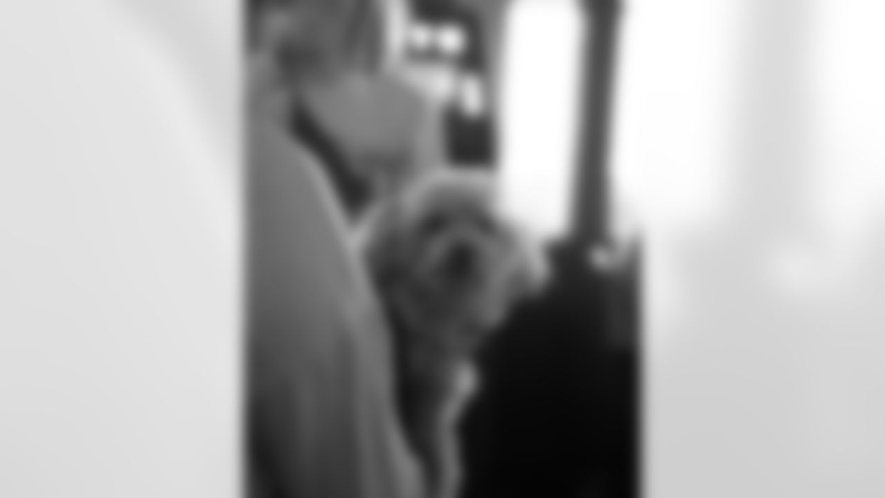 The New Orleans Saints hosted a watch party presented by Sire Spirits for their game against the Carolina Panthers on Nov. 9, 2025 at The Channel in New Orleans, Louisiana. Sir Saint and members of the Saints Cheer Krewe were in attendance and interacting with fans during the event.