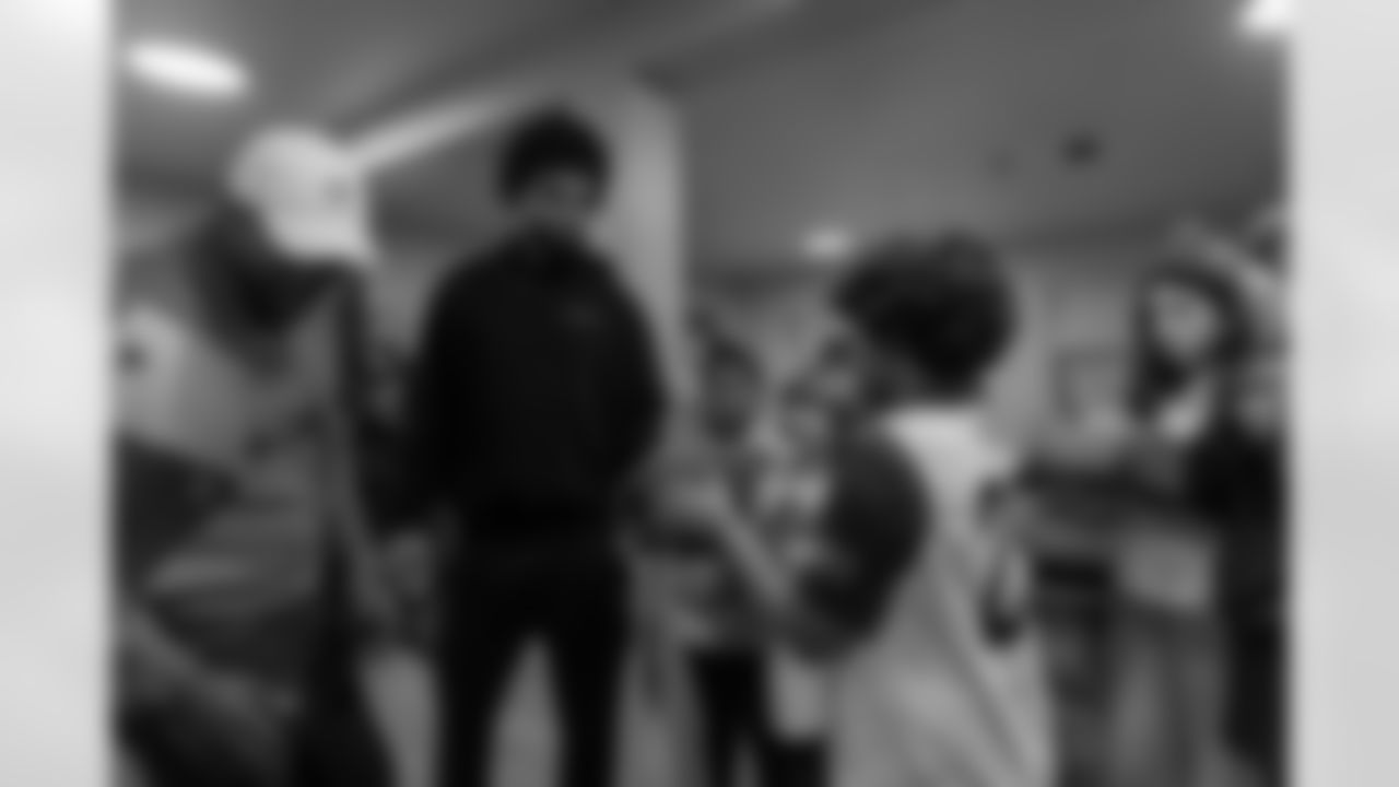 New Orleans Saints wide receiver Chris Olave hosted a Holiday Shoe Giveaway, donating shoes to the 18th Ward Girls Basketball team from the Boys & Girls Clubs of Metro Louisiana on Tuesday, Dec. 16, 2025.