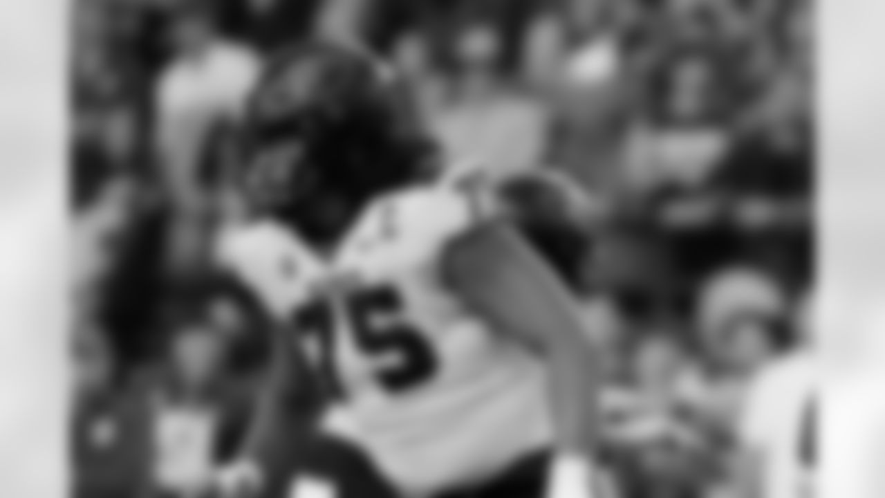 Oregon State offensive lineman Taliese Fuaga follows a play during the second half of an NCAA college football game against Washington State, Saturday, Sept. 23, 2023, in Pullman, Wash. Fuaga has been selected to The Associated Press midseason All-America team, Wednesday, Oct. 18, 2023.