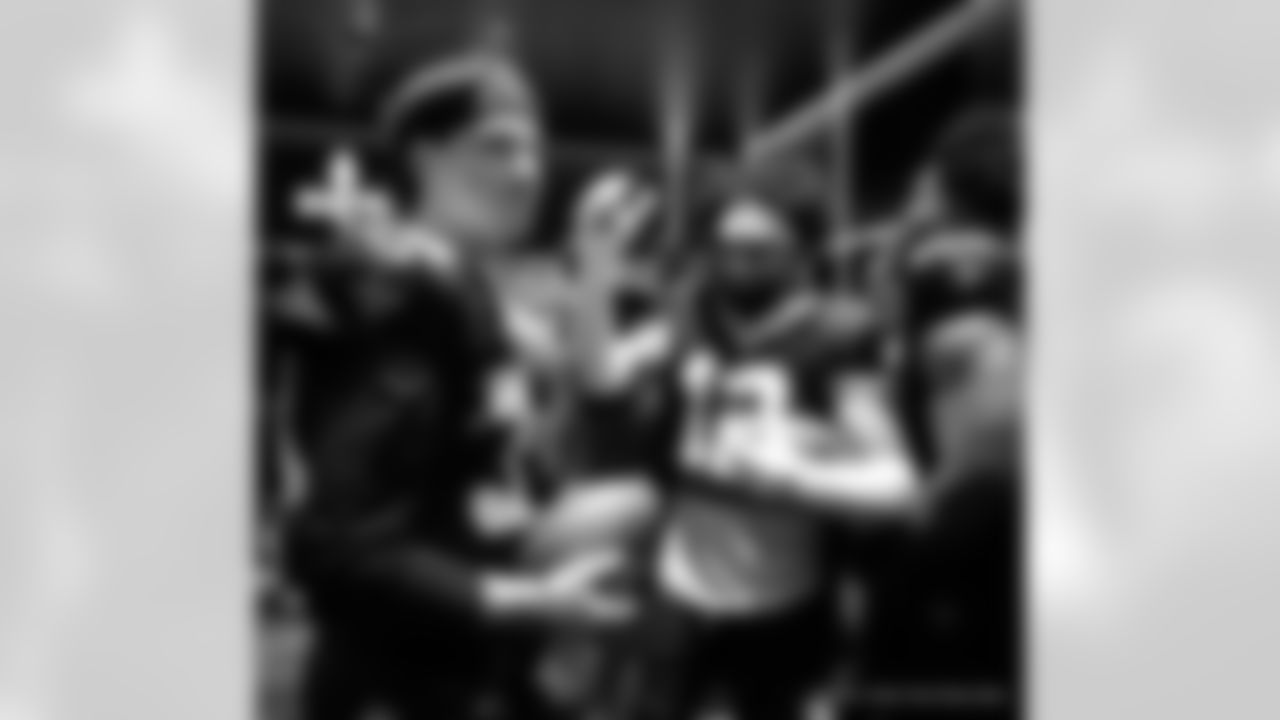 Head inside the New Orleans Saints locker room postgame after the Saints' win against the Carolina Panthers in Week 15 of the 2025 NFL Season presented by Bud Light.