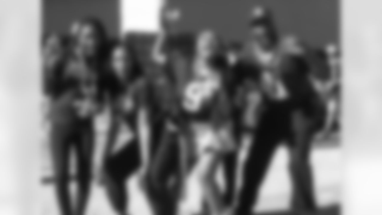 New Orleans Saints fans enjoyed the Week 12 entertainment in Champions Square ahead of the game against the Atlanta Falcons during the 2025 NFL season on Nov. 23, 2025.