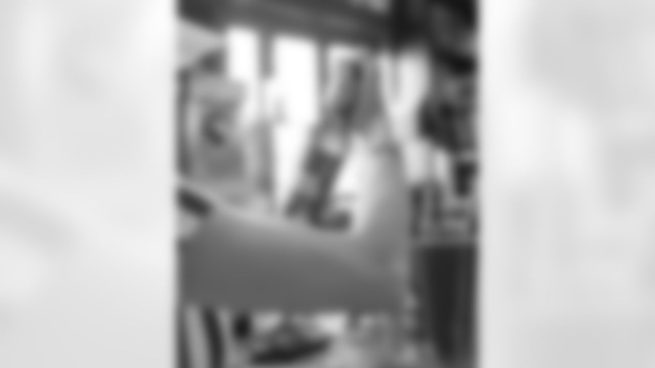 The New Orleans Saints hosted a watch party presented by Bud Light for their game against the Tampa Bay Buccaneers on Dec. 7, 2025 at Manning's in New Orleans, Louisiana. Members of the Saints Cheer Krewe were in attendance and interacting with fans during the event.