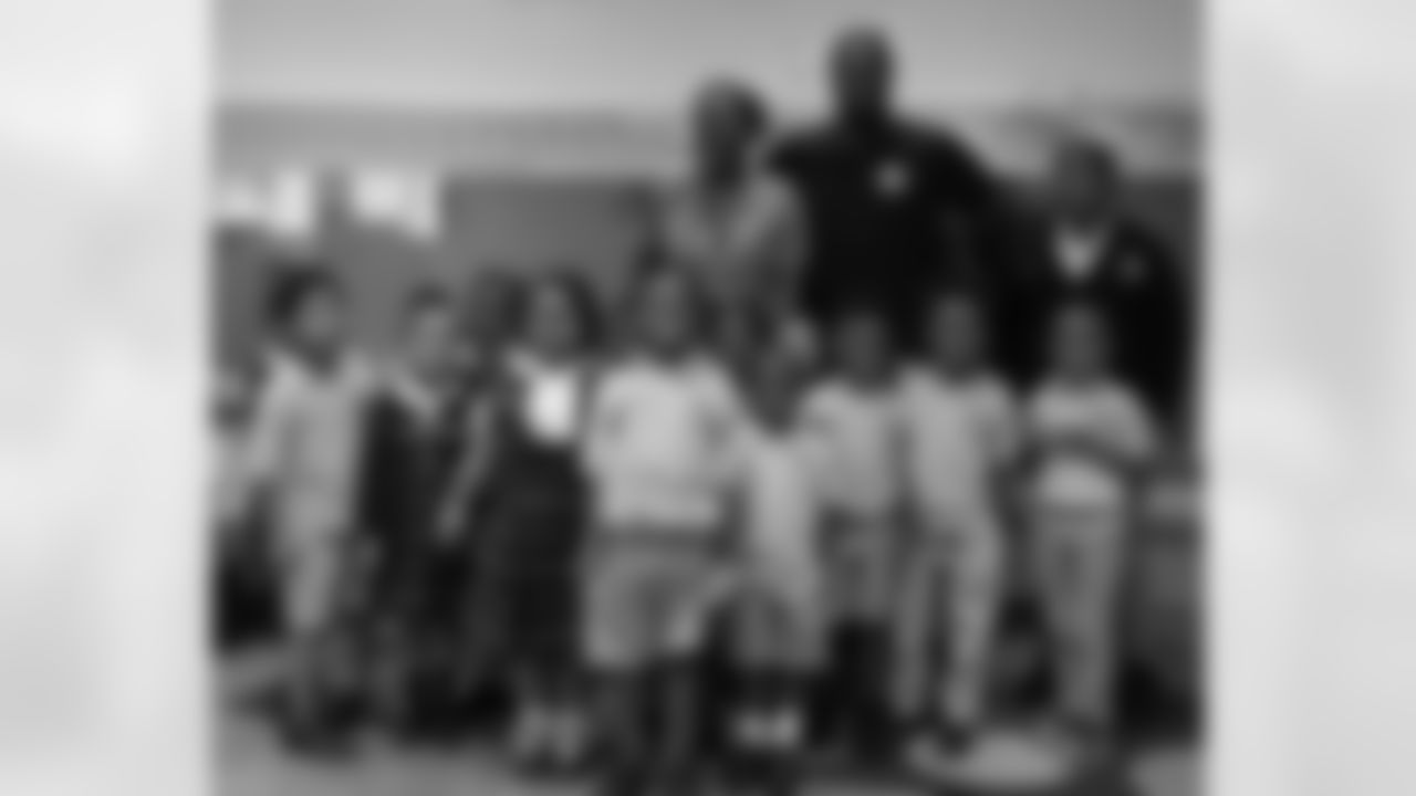 New Orleans Saints defensive end Cameron Jordan visited students at St. Stephen Catholic School on Monday, Sept. 16, 2024.