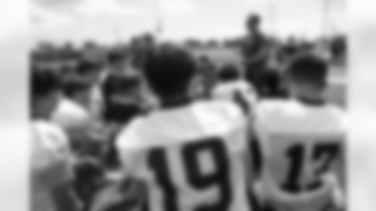 The New Orleans Saints and Chevron donated the team's practice jerseys to the South Lafourche High School football team as well as made a community donation to the school on Monday, April 15, 2024.