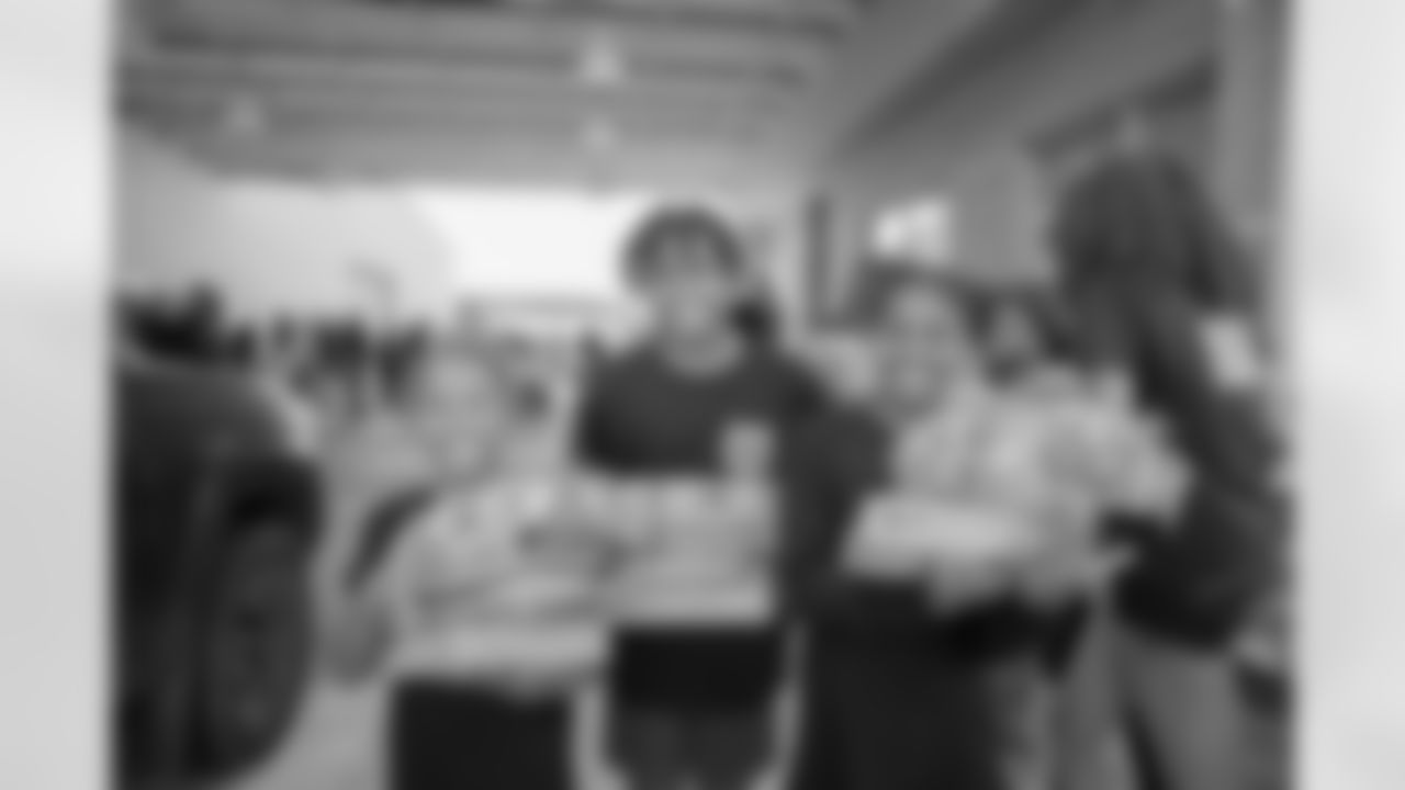 New Orleans Saints defensive end Cam Jordan welcomed local residents to the Cam Jordan Foundation's Turkey giveaway where he distributed holiday meals on Nov. 25, 2025.