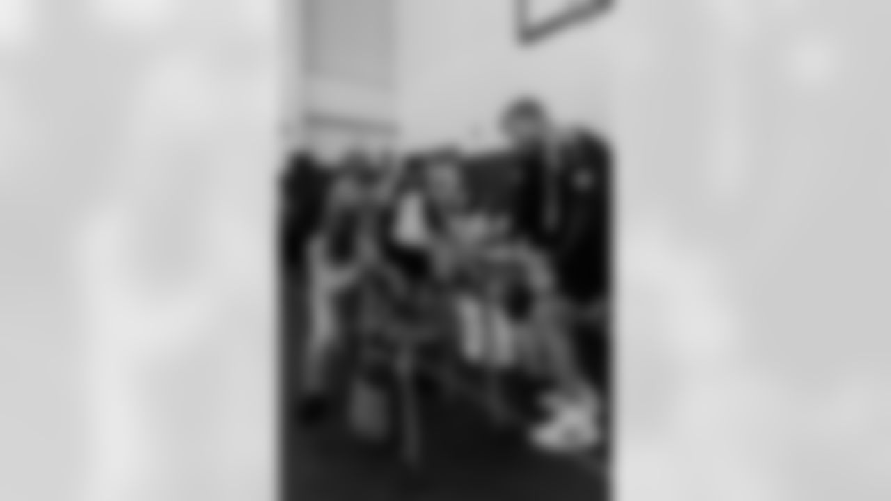 New Orleans Saints players hosted their annual Thanksgiving turkey giveaway at Dryades YMCA on Tuesday, Nov. 18, 2025. The players purchased turkeys and fixings from Rouses Markets to feed families in need, while giving them the opportunity to meet some of their favorite players during the annual holiday event.