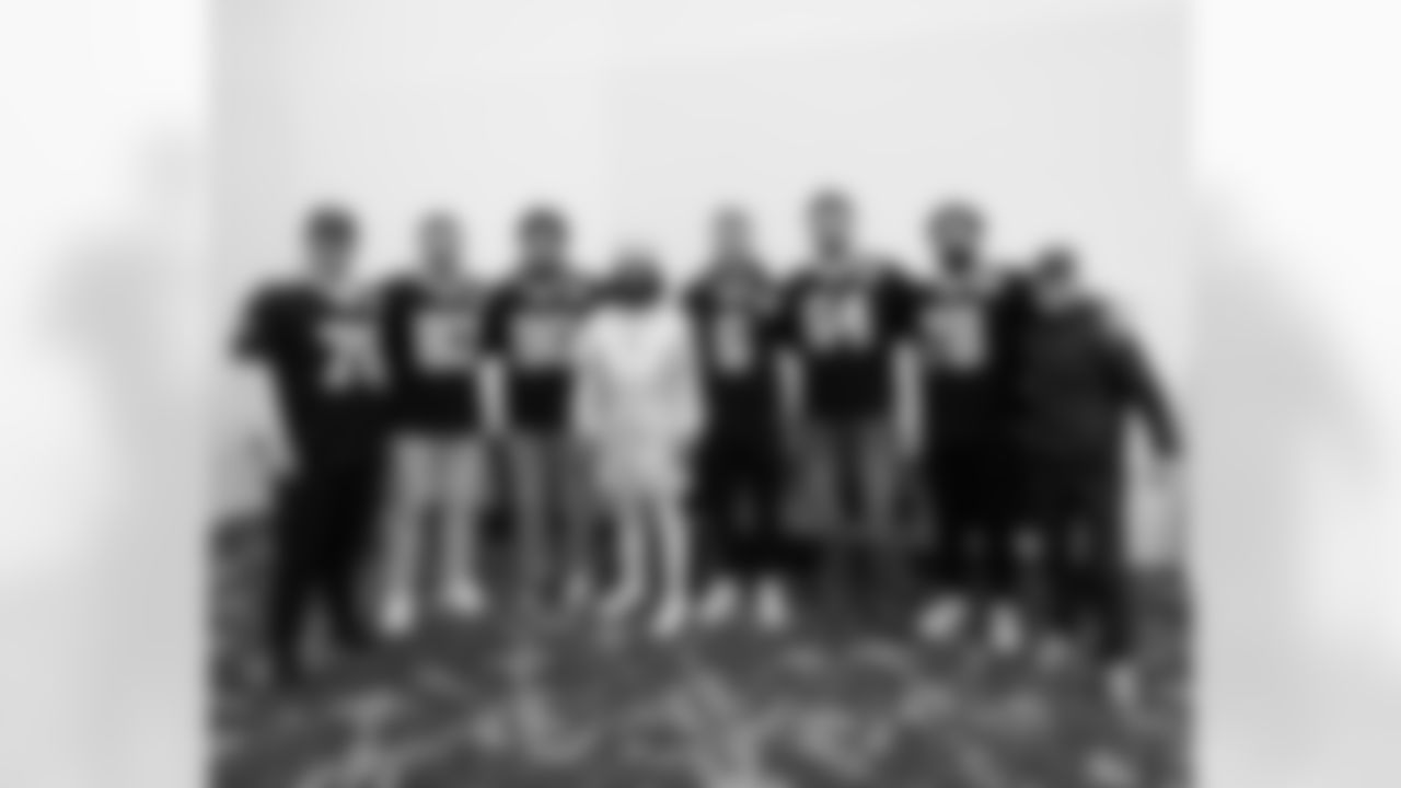 New Orleans Saints quarterback Tyler Shough served as grand marshal for the Krewe of Pygmalion with center Erik McCoy, guard Nick Saldiveri, tight end Foster Moreau, tight end Moliki Matavao, and center Will Clapp riding down the Uptown route during the 2026 Mardi Gras season on Saturday, February 7, 2026.