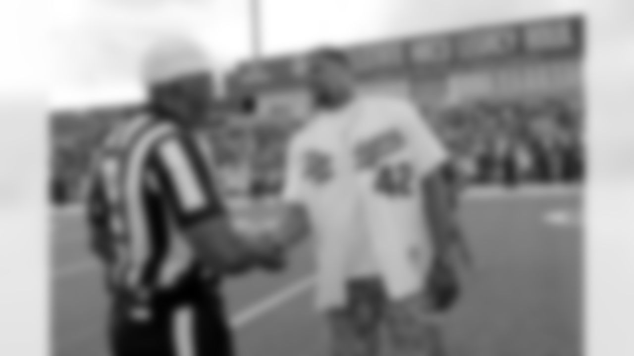 New Orleans Saints players attended the annual HBCU Legacy Bowl at Yulman Stadium on the campus of Tulane University on Saturday, February 21, 2026.