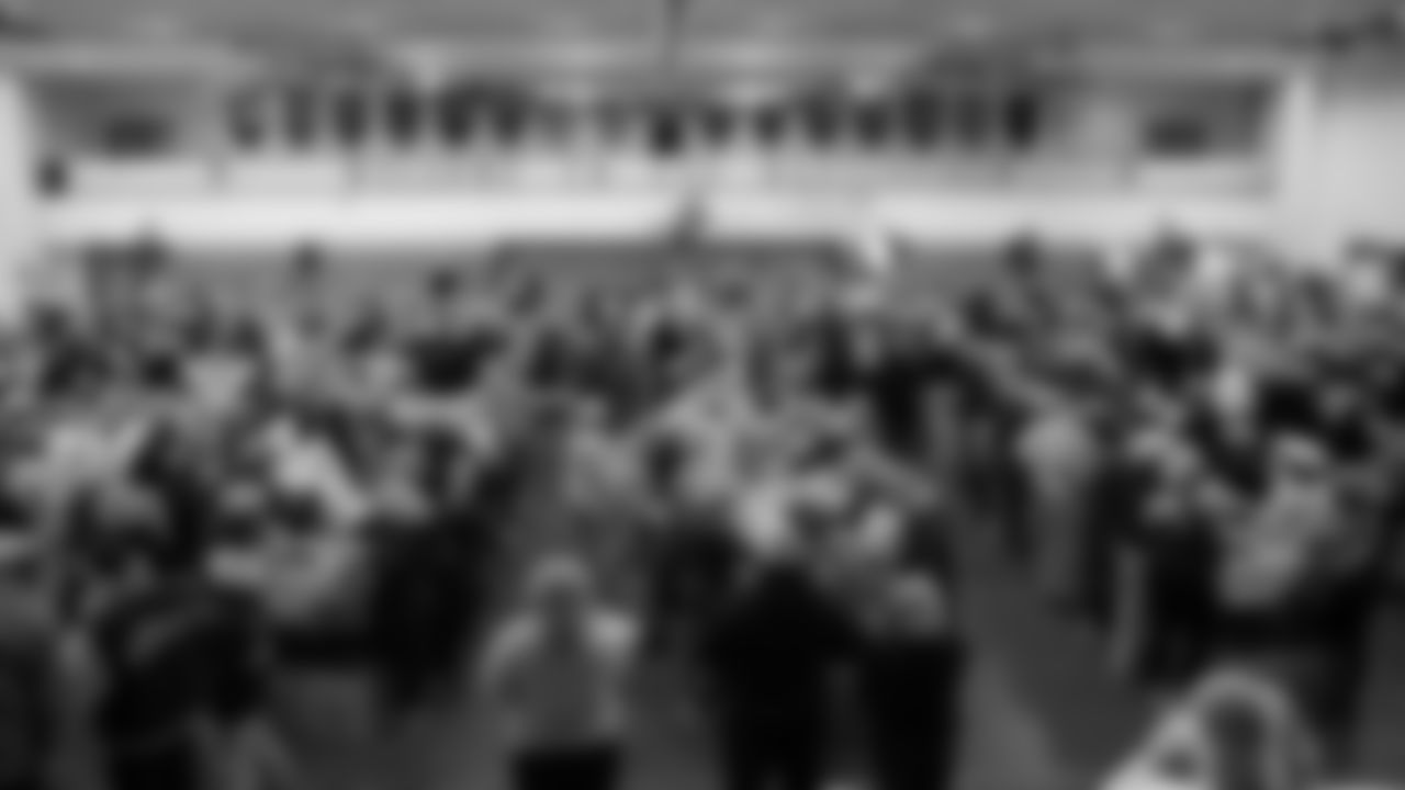 New Orleans Saints legend Devery Henderson joined LA Blue for a meal packing event for the local community, honoring the legacy of Martin Luther King Jr., on January 19, 2026.