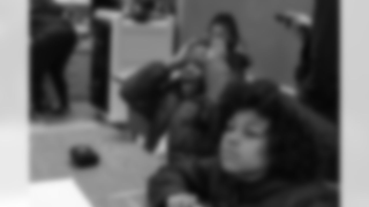 New Orleans Saints defensive end Cam Jordan visited students and staff at Martin Luther King Jr. Elementary School on Tuesday, Dec. 9, 2025.