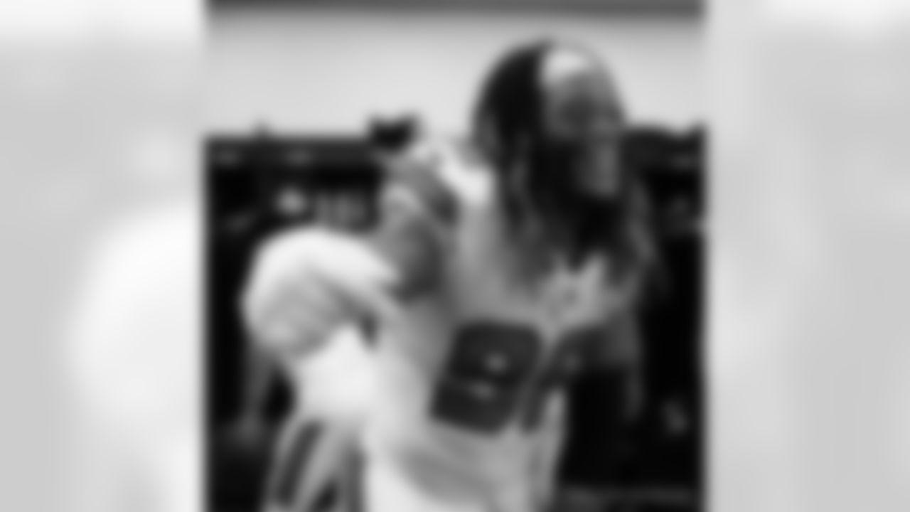 Head inside the New Orleans Saints locker room postgame after the Saints' win against the Carolina Panthers in Week 10 of the 2025 NFL Season presented by Bud Light.