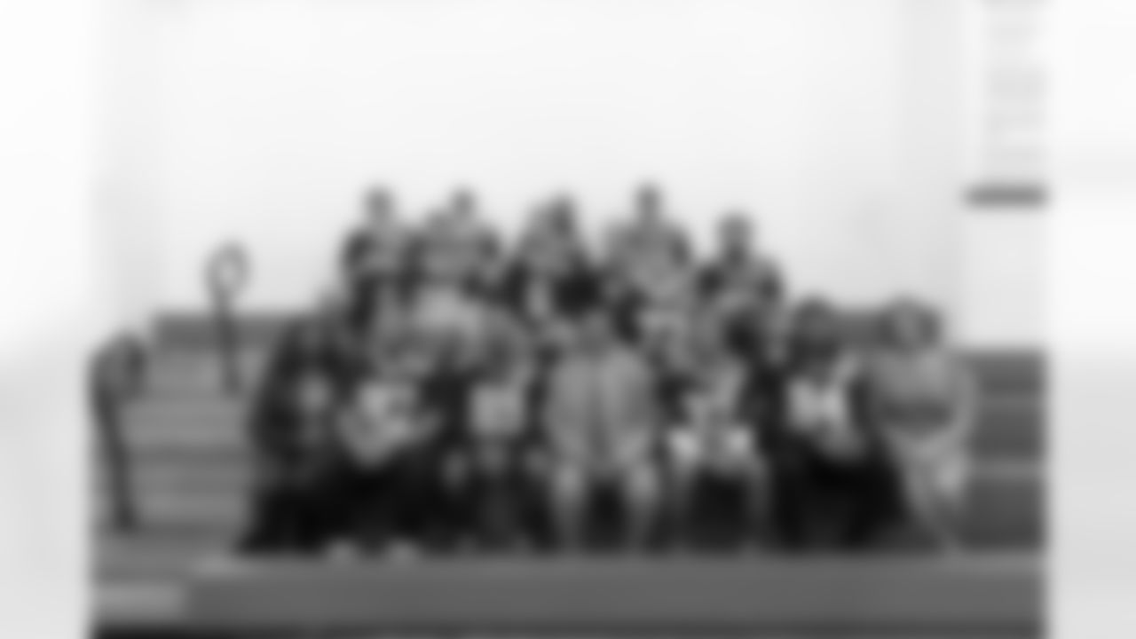 New Orleans Saints players hosted their annual Thanksgiving turkey giveaway at Dryades YMCA on Tuesday, Nov. 18, 2025. The players purchased turkeys and fixings from Rouses Markets to feed families in need, while giving them the opportunity to meet some of their favorite players during the annual holiday event.