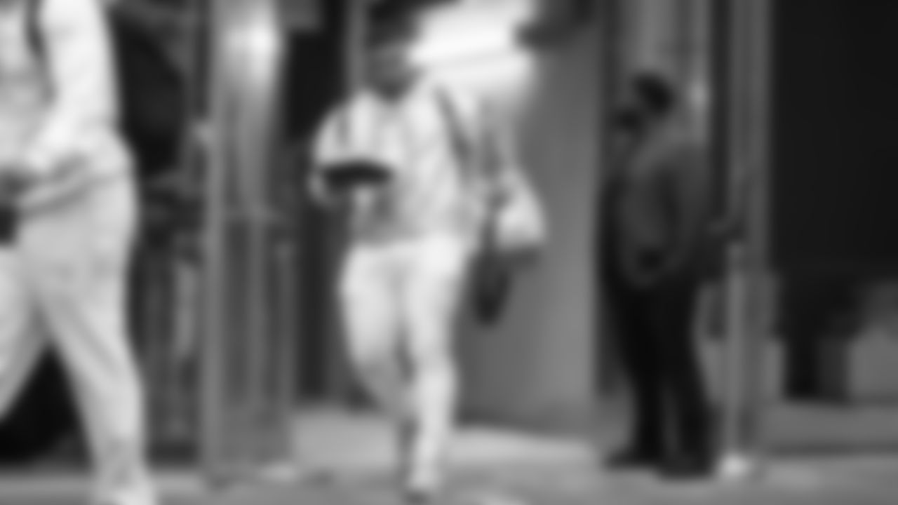 Seahawks defensive tackle Byron Murphy II (91) departed the team hotel for the Week 17 matchup vs. Panthers on December 28, 2025.