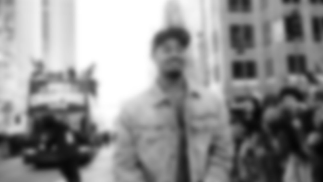 The Seahawks participated in the World Championship Parade through downtown Seattle on February 11, 2026.