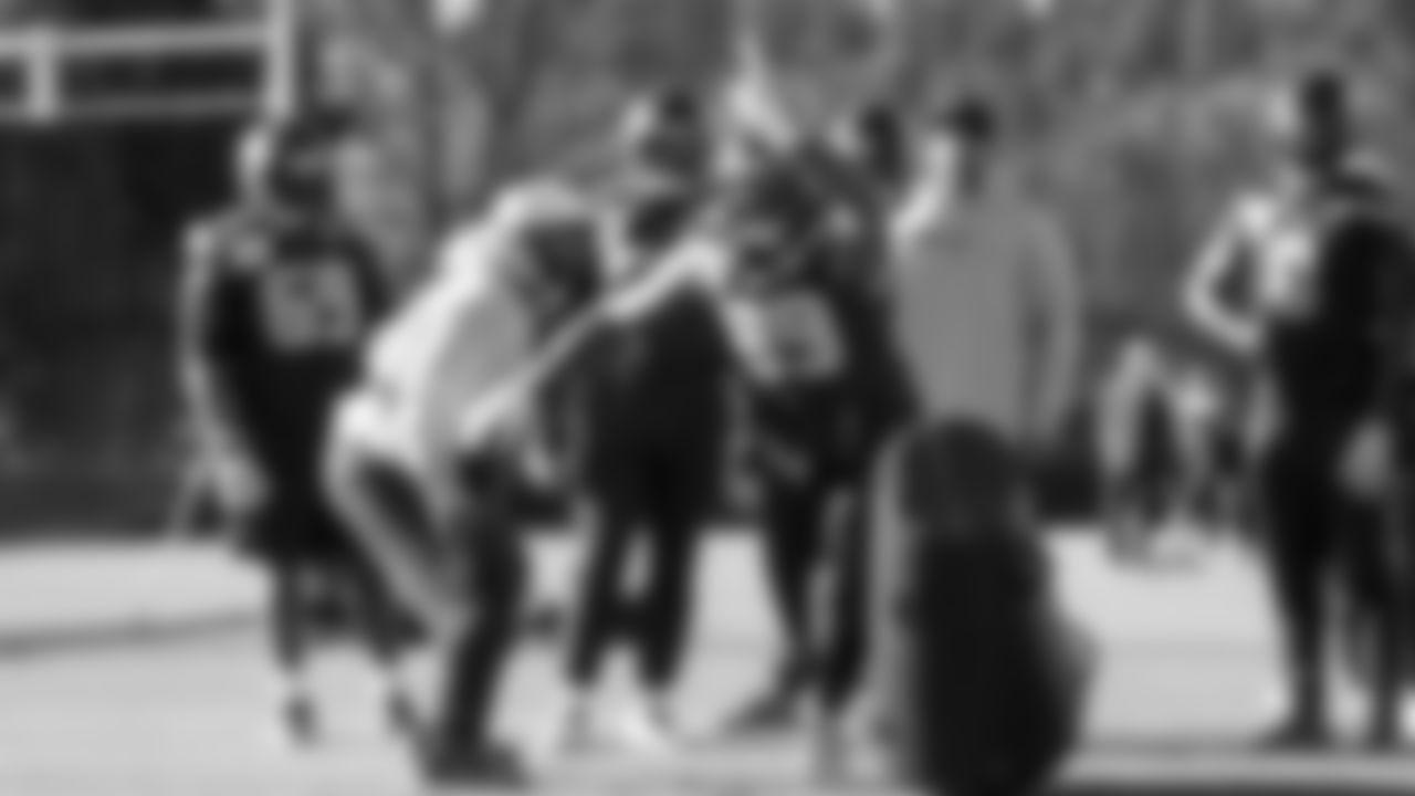 Seahawks defensive end Leonard Williams (99) practiced on Wednesday, November 19 at the Virginia Mason Athletic Center.