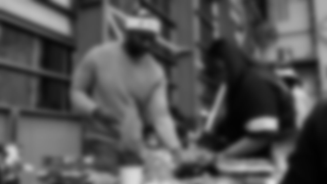 Seahawks Legends hosted a holiday event at the Virginia Mason Athletic Center on December 10, 2025.