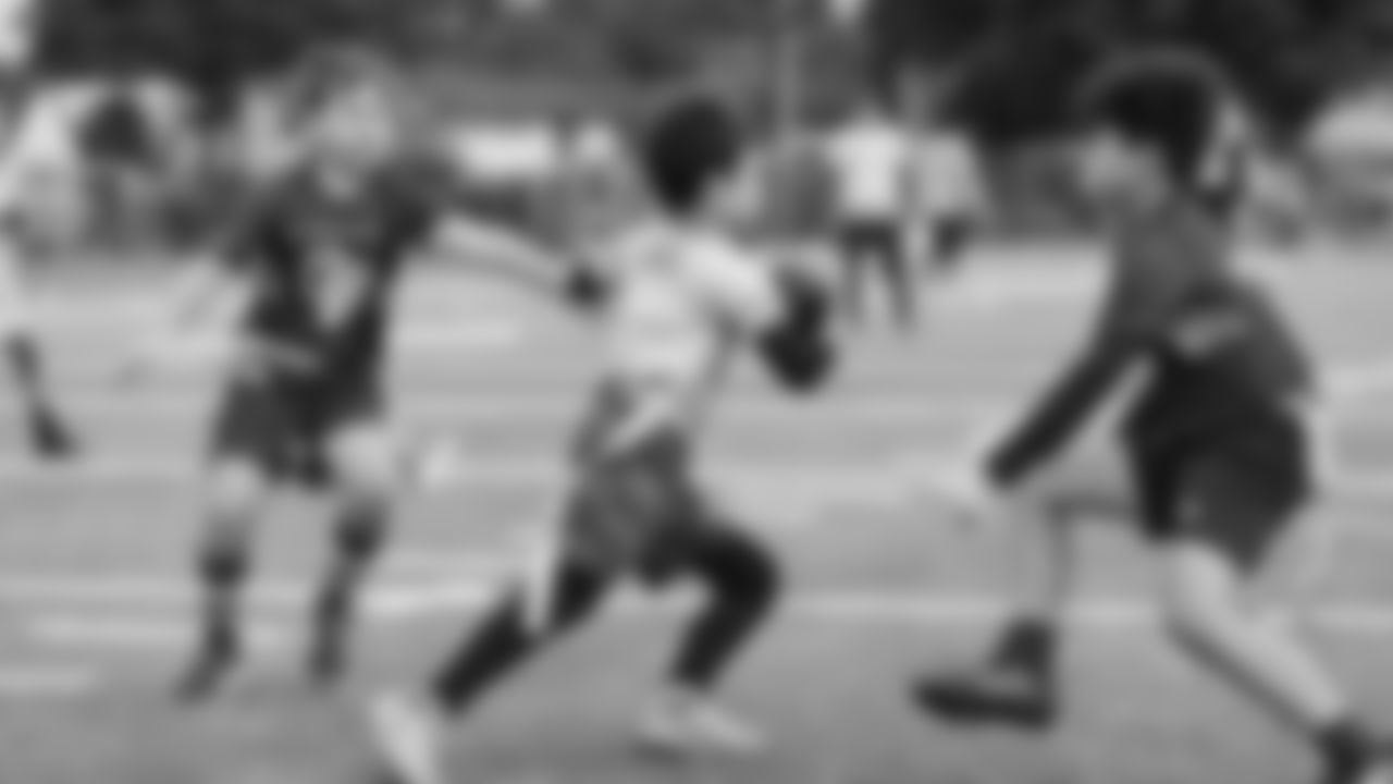 The Seahawks had another round of surprise game day visits at three Seahawks Flag Football League locations on Sunday, October 12th, 2025