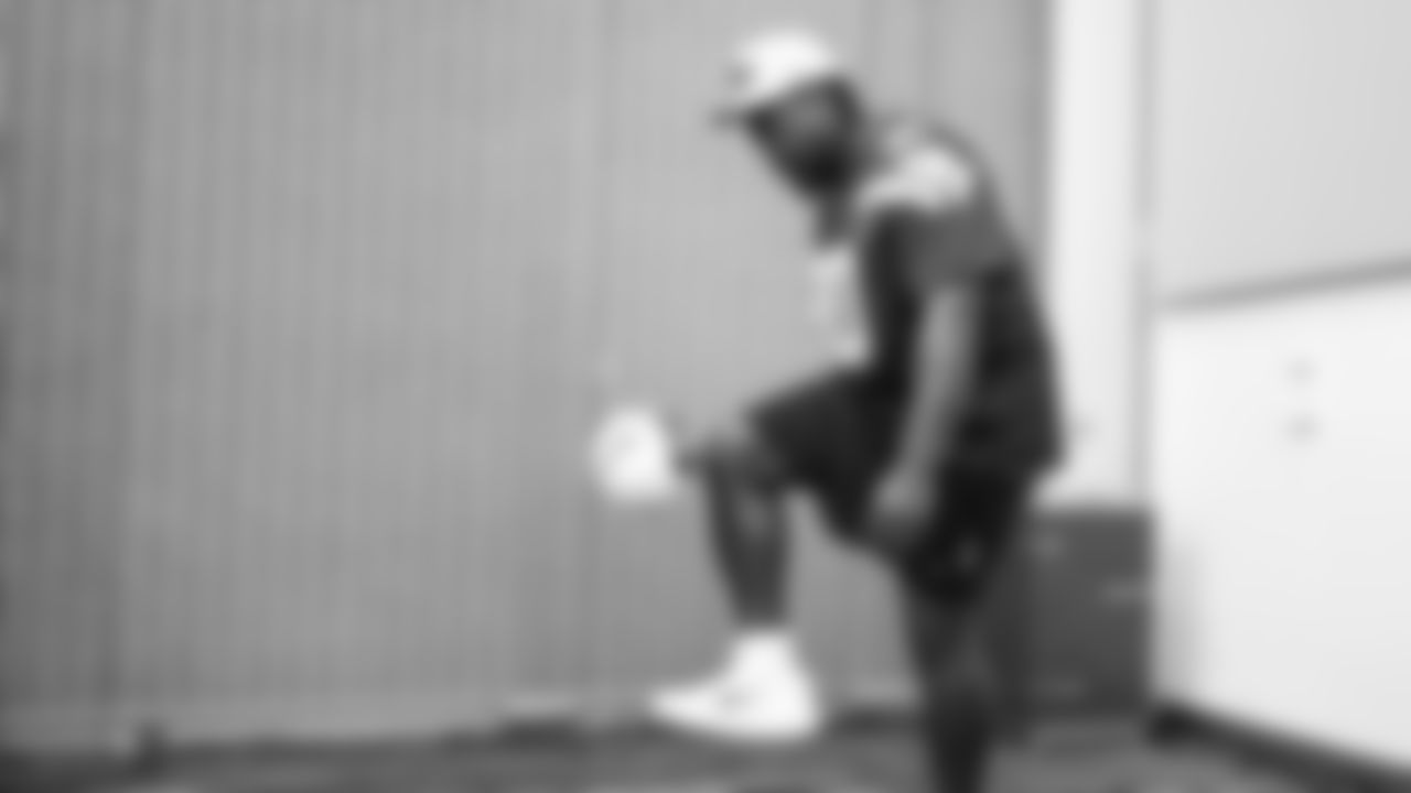 Seahawks defensive tackle Jarran Reed (90) at day three of press conference media availability on February 5, 2026.