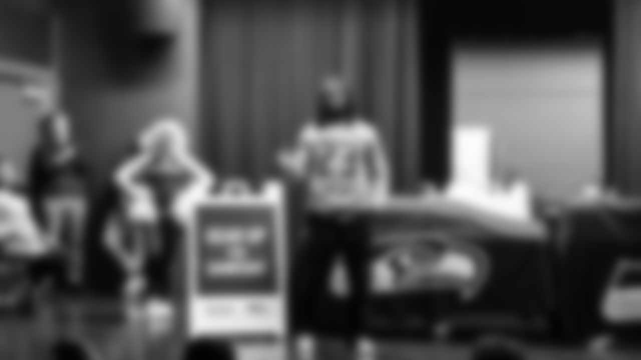 The Seahawks and American Family Insurance teamed up to empower local high school athletes and promote player safety with the donation of 150 Guardian Caps to the football teams at Chief Sealth International High School and Curtis Senior High School.