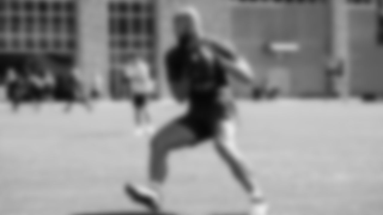Seahawks wide receiver Cody White (82) participated in a workout on May 5, 2025 at the Virginia Mason Athletic Center.