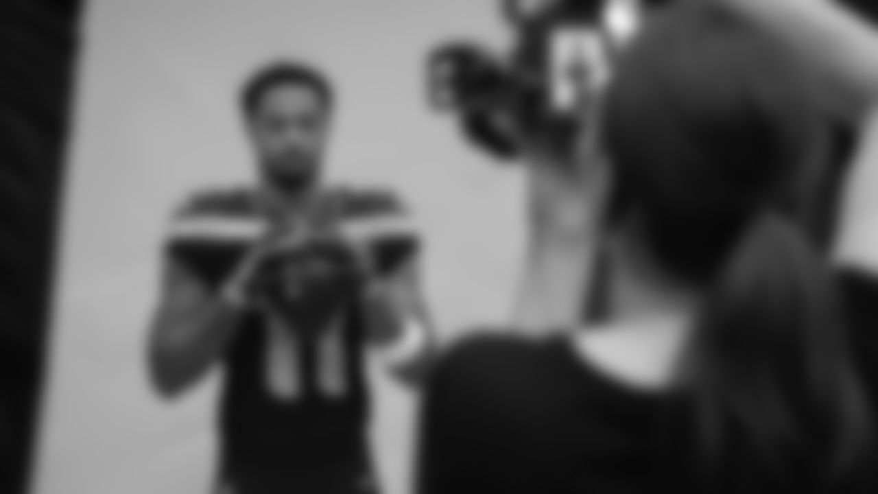 Seahawks wide receiver Jaxon Smith-Njigba (11) at Seahawks media day on June 9, 2025