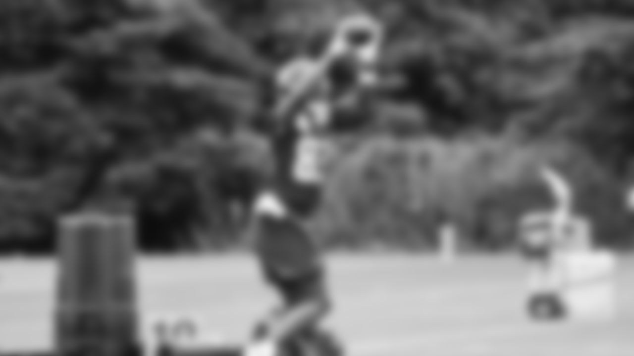 Seahawks wide receiver Dareke Young (83) participated in a workout on day two of OTAs on Thursday, May 29, 2025 at the Virginia Mason Athletic Center.