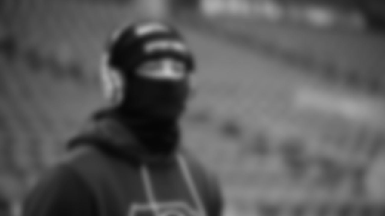 Seahawks wide receiver Cody White (82) warms up at Lumen Field for the Week 15 matchup vs. the Indianapolis Colts.