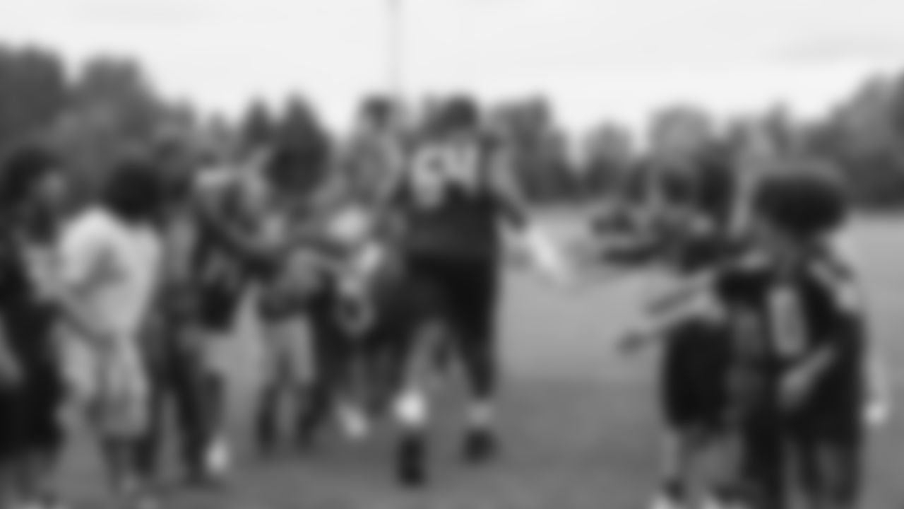 Seahawks guard Christian Haynes (64) practiced on day three of training camp on July 25, 2025 at the Virginia Mason Athletic Center.