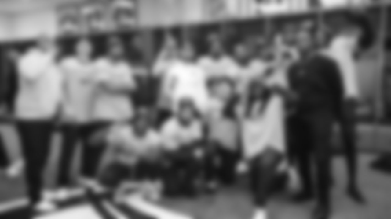 The Seahawks celebrate the 31-27 win vs. the Rams in the NFC Championship on Sunday, January 25, 2026.