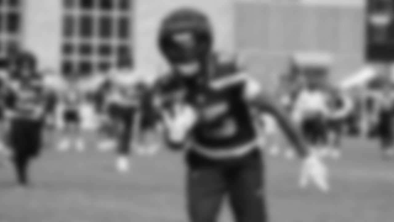 Seahawks wide receiver Tory Horton (15) practiced on August 1, 2025 at the Virginia Mason Athletic Center.