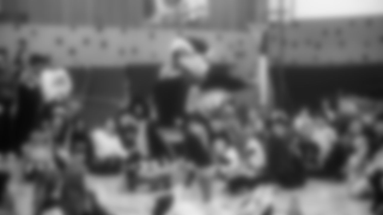 The Seahawks visited Sanislo Elementary on January 14, 2026 as part of the 12-Pages Reading Program.