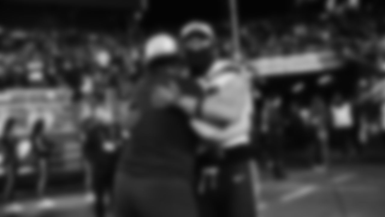 The Seahawks celebrated the win vs. the 49ers at Levi's Stadium in Week 18.