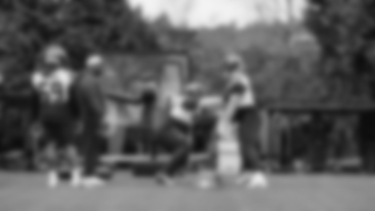 Seahawks defensive tackle Byron Murphy II (91) practiced on Thursday, January 15, 2026 at the Virginia Mason Athletic Center.